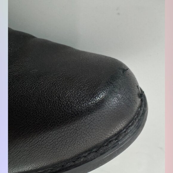 Stuart Weitzman “Yeeha” Tall Black Leather Boots – Size 7 - Picture 6 of 10